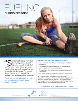 Fueling During Exercise