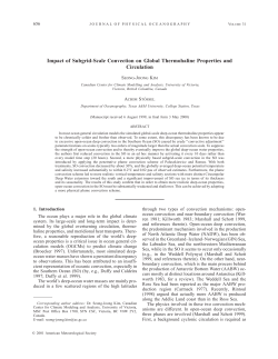 Impact of Subgrid-Scale Convection on Global Thermohaline