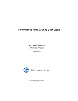 Performance Arms X-Gene 3 for Cloud