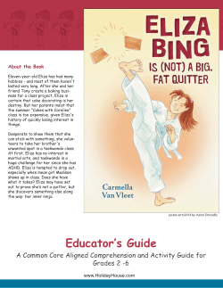 Eliza Bing is (Not) a Big, Fat Quitter