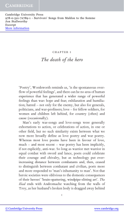 The death of the hero - beck