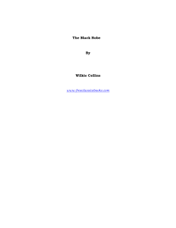 The Black Robe By Wilkie Collins
