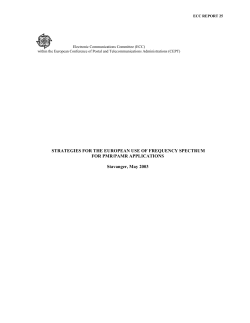 ECC Report 25 - ECO Documentation Database