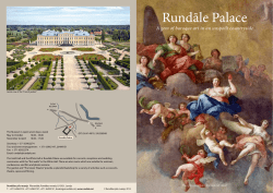 Rundāle Palace - Rundāles pils