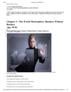 Chapter 3 : The World Marketplace: Business Without Borders (pp