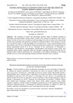 OYSTER AND MACROALGAE DENSITY EFFECTS ON THE
