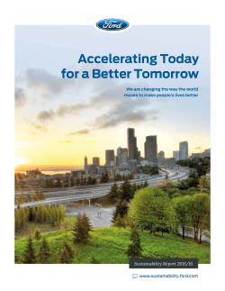 Accelerating Today for a Better Tomorrow