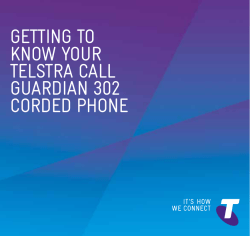getting to know your telstra call guardian 302 corded phone