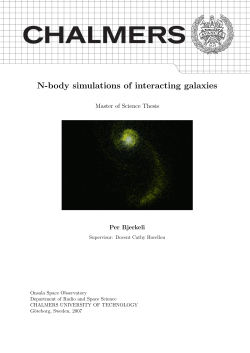 N-body simulations of interacting galaxies