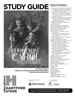 study guide - Hartford Stage