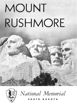mount rushmore - National Park Service History eLibrary