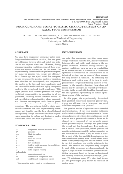 FOUR-QUADRANT TOTAL TO STATIC CHARACTERISTICS OF AN