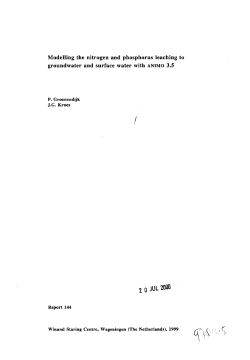 0 JUL 2000 - Wageningen UR E
