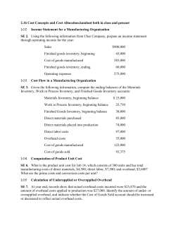 2.16 Cost Concepts and Cost Allocation.handout both in class and