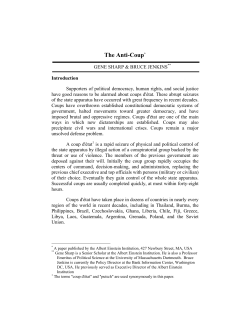 The Anti-Coup - Arellano University School of Law