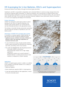 HF-Scavenging Glass Powder Data Sheet
