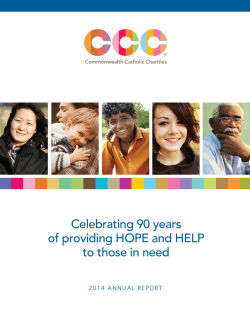 Celebrating 90 years of providing HOPE and HELP to those in need