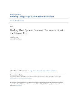 Finding Their Sphere: Feminist Communication in the Internet Era