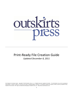 Print-Ready File Creation Guide