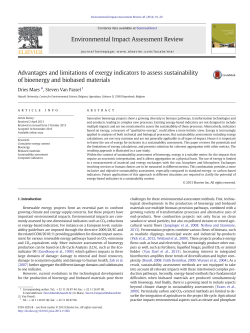 Advantages and limitations of exergy indicators to assess