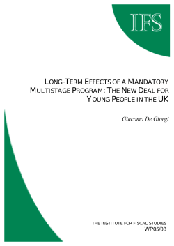 Long-term effects of a mandatory multistage programme: The New