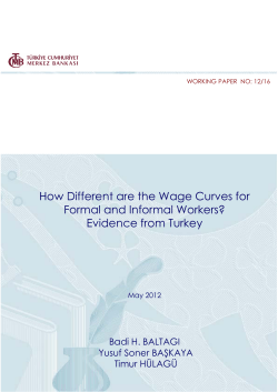 How Different are the Wage Curves for Formal and Informal