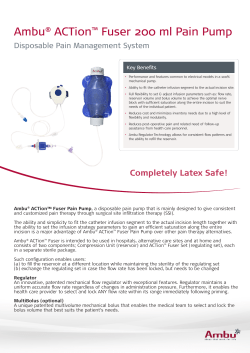 Ambu&reg; ACTion&trade; Fuser 200 ml Pain Pump
