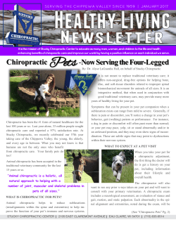 Chiropractic Pets -Now Serving the Four-Legged