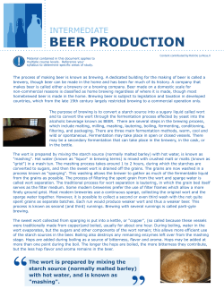 beer production - Imperial Beverage