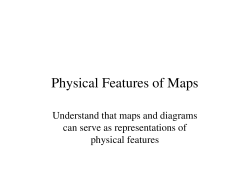 Physical Features of Maps