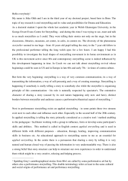 Hello everybody! My name is Jitka Ol&aacute;h and I am in the third