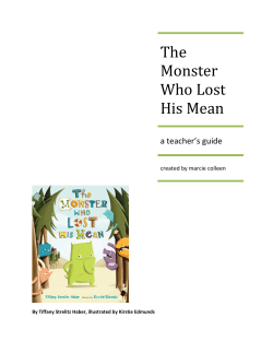 The Monster Who Lost His Mean