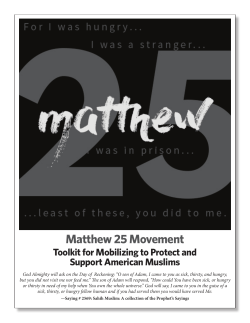 Matthew 25 Movement