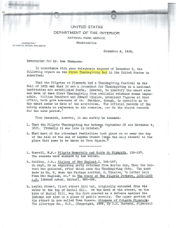 First Thanksgiving Day National Monument, MA