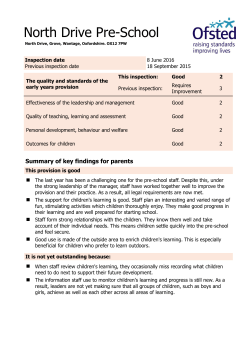 here - North Drive Preschool