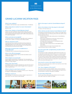 Grand Lucayan Vacation FaQs