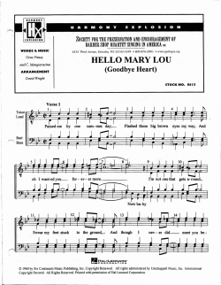 hello mary lou - South Shore Saints