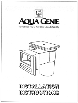 AquaGenie Installation Manual
