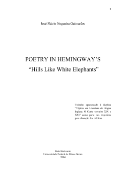 Hills Like White Elephants