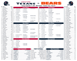 Sunday, September 11, 2016 - NRG Stadium