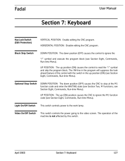 Sect 7-Keyboard - Flint Machine Tools