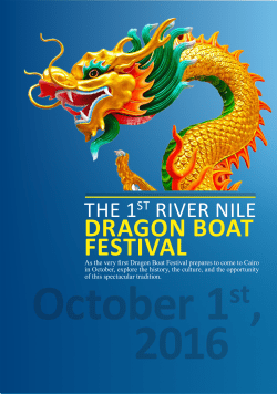 DRAGON BOAT FESTIVAL