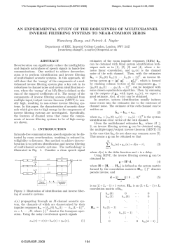An Experimental Study of the Robustness of Multichannel