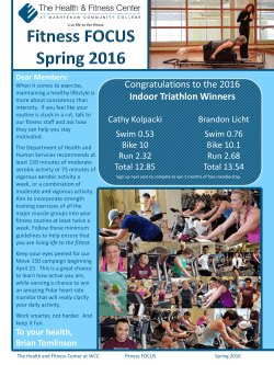 THFC 2016 NL - Health and Fitness Center