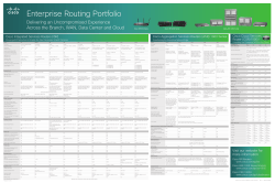 Enterprise Routing Portfolio Poster - com-4t