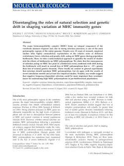 Disentangling the roles of natural selection and genetic drift in
