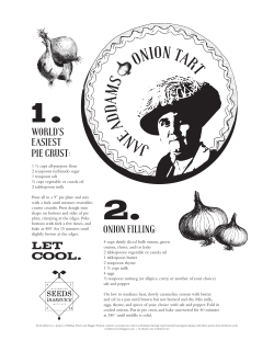 jane addam s onion tart