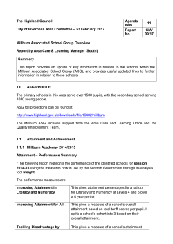 Item 11 Millburn Academy Associated School