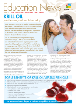 Krill Oil - Nutrigold Update Service