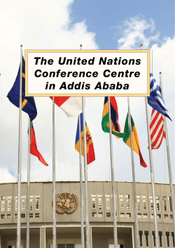 The United Nations Conference Centre in Addis Ababa